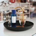 thumbnail image 5 of Round Jewelry Tray Living Room Kitchen Table Meal Ring Trays Storage Sofa Tray With Handle Decor-re, 5 of 5