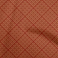 thumbnail image 1 of oneOone Silk Tabby Red Fabric Geometric Dress Material Fabric Print Fabric By The Yard 42 Inch Wide, 1 of 4
