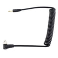 thumbnail image 1 of Cable de Sinconizació de Flash, Cable de Sincronización de PC de 2,5 mm A Macho Con Bloqueo de Tornillo, Cable en Espiral de 100 cm para cáras y disparadores de flash, 1 of 7