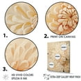 thumbnail image 3 of Designart "Muted Colors Adorning A Minimalist Painting Of Mums II" Mums Wall Art Prints, 3 of 7