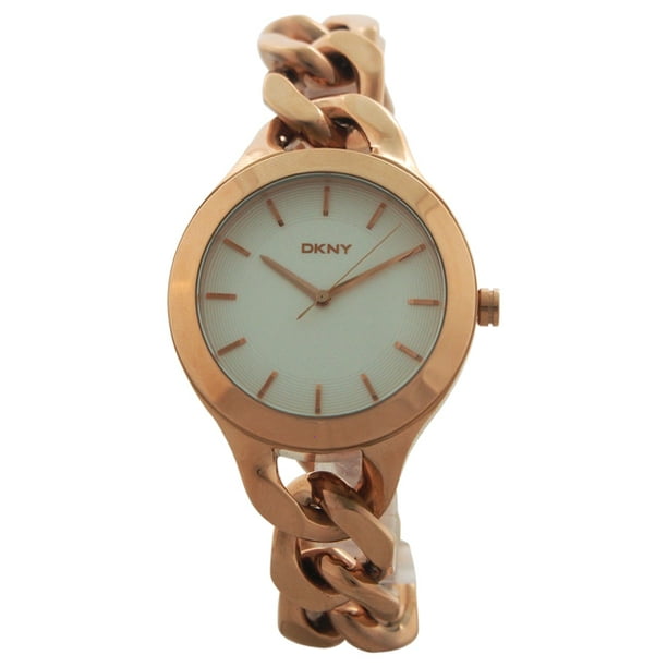 NY2218 Chambers Rose Gold Tone Stainless Steel Chain Bracelet