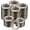 Coffee, variant on 50-Pack Curtain Grommets, 1-9/16" Inner Diameter Plastic Curtain Rings Clip Eyelet Rings Nanoscale Low Noise Roman Ring for Windows/Fabric, Home Drapes Grommets [Matte Silver]