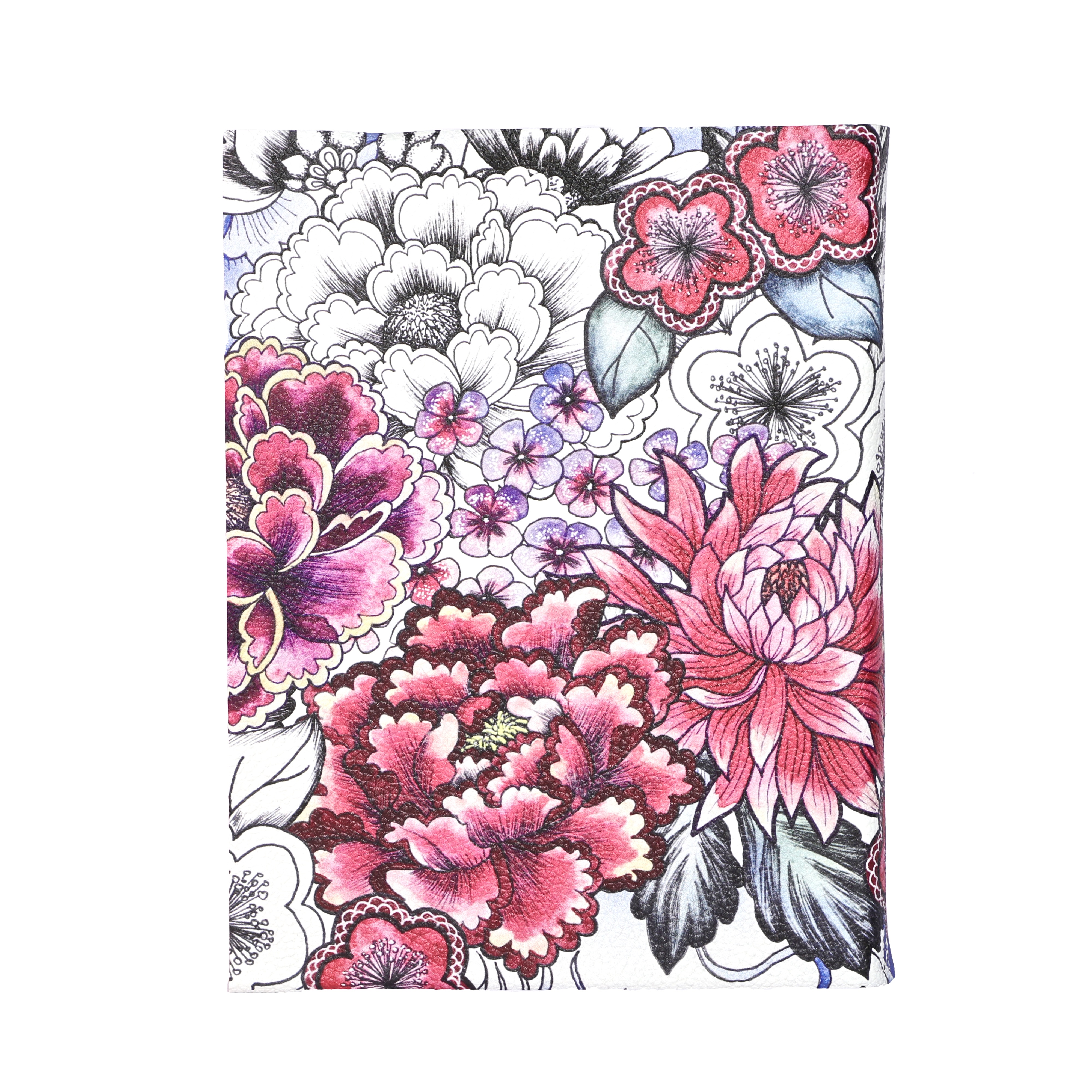 Leather Journal Notebook Floral unique
