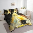 thumbnail image 3 of Manfei White Ghost Bedding Sets Twin Size,Vintage Watercolor Comforter Sets with Sheets,Happy Halloween Bed in a Bag Twin size,Super Cozy Festival Room Decoration,Reversible,7-Piece, 3 of 6