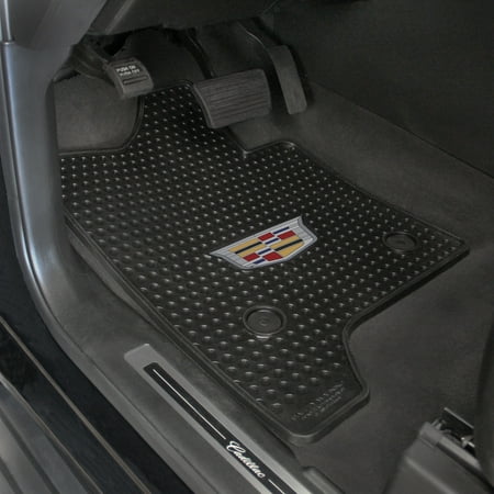 Lloyd Mats Signature Rubber All Weather Floor Mats for Cadillac Escalade 2015-2020 2PC Fronts Signature Rubber