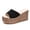 Black, variant on Slippers for Women,Wedges Shoes Toe Ladies Slippers For Women Causal Slippers Classic Fit Sandals Slipper,Womens Slippers,Black,7.5