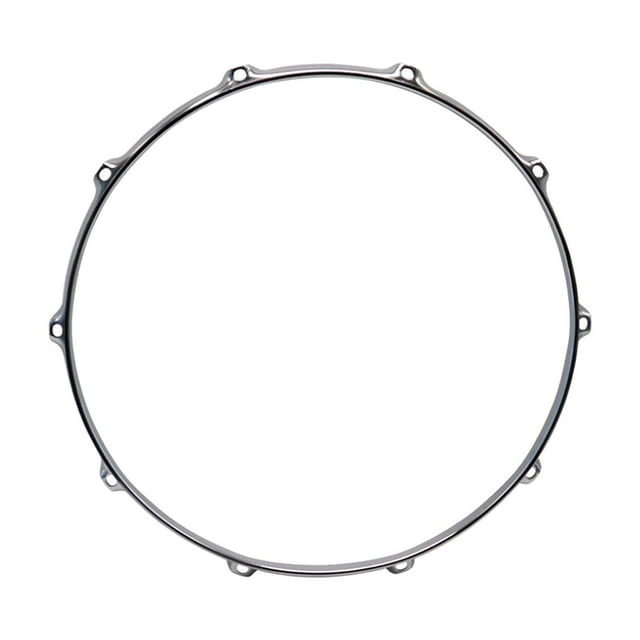 Aro de bombo, borde de tambor de 8 agujeros, piezas de instrumentos, portátil de repuesto, aro de 8 agujeros de 14 pulgadas, aro de batería de borde Círculo superior Baoblaze aro de tambor