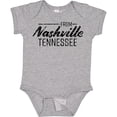 thumbnail image 3 of Inktastic From Nashville, Tennessee- State Capital Distressed Text Boys or Girls Baby Bodysuit, 3 of 5