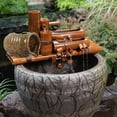 thumbnail image 4 of MOVTOTOP Broken Ceramic Pot Craft Pond Water Fountain Diy Decoration Waterfall Circulating Ceramic Jar, 4 of 7