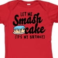 thumbnail image 4 of Inktastic Let Me Smash Cake Its My Birthday Boys Baby Bodysuit, 4 of 5