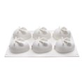 thumbnail image 5 of Pan para hornear con mousse de conejo 3d de 6 cavidades, molde de silicona de conejo de pascua para postre francés, loción de jabón, barra de loción para cupcakes, gelatina, gelatina, bandeja de cubit Feliz Sencillez, 5 of 5