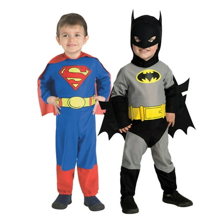 Toddler Superhero Costume Set - Superman & Batman