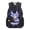 Black Galaxy Purple Axolotl, variant on Blue Shark School Backpack for Kids Boys Outdoor Travel Daypack Elementary School Bag Lightweight Large Capacity Rucksack