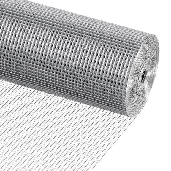 48 in. x 20 ft. Hardware Cloth-1/2 in. Mesh, 19-Gauge, Hot Dip Galvanized After Welding-Wire Fencing for Garden