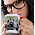 thumbnail image 2 of 3dRose, Spotted Hyena wildlife, Maasai Mara, Kenya - AF21 AJE0761 - Adam Jones, 11oz Two-Tone Red Mug, 2 of 7