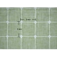 thumbnail image 2 of Aiking 2 Panels of Plaid Embroidered 16 inch Length Rod Pocket Window Valances (56 in by 16 in / each panel, Light Green), 2 of 5