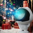 thumbnail image 4 of FastXmas Christmas Projector Lights,USB LED Projection Lamp, Moving Santa Claus Projector Lights, Xmas Landscape Light for Indoor Xmas Holiday Night Gathering Party Decor,Switchable-3 Slides, 4 of 9