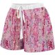 thumbnail image 4 of Mujeres Pantalones Cortos con Bolsillos Impresos Detalle Vendaje, Casual Y Suelto Ajuste Pantalones Cortos de las Mujeres para el Verano, 4 of 5