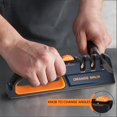 thumbnail image 3 of Afiladores de cuchillos Sharp Pebble 5 con ángulo ajustable, color naranja, 3 of 6