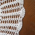 thumbnail image 4 of Nappe Ronde en Dentelle Crochetée Faite à la Main Fleurs Blanches Nappe Napperon Napperons Napperon Chemin de Table pour Meubles Mariages 80cm Idéal, 4 of 7
