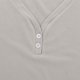 thumbnail image 5 of Fiudx Camisas de Mujer Tops de Mujer de Manga Corta con Cuello En V de Trabajo de Color Sólido Camiseta Blusa Tops, 5 of 6