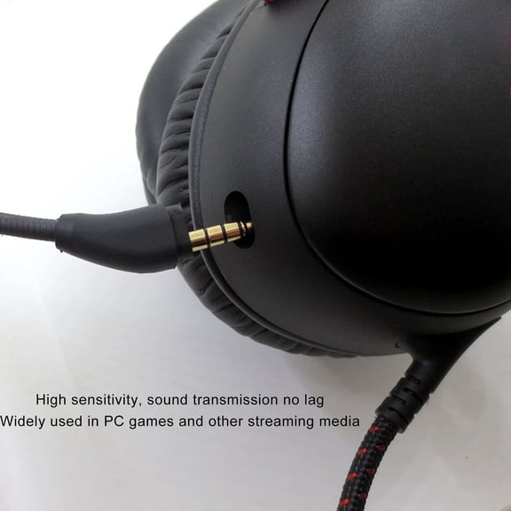 Replacement Gaming Microphone, 360 Adjustable, Clear Voice, 3.5mm Plug  Play