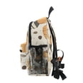 thumbnail image 4 of FORMRS School Backpack with Front Zippered Pocket 12" Student Travel Daypack, Beige Fall Books, 4 of 6