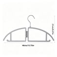thumbnail image 6 of Clothes Hangers, Foldable Travel Hanger, Folding Design with Balanced Home Storage and Simple Sorting for Travel, Hotels, Closets and Portable Garment Organization, Gray, 6 of 6