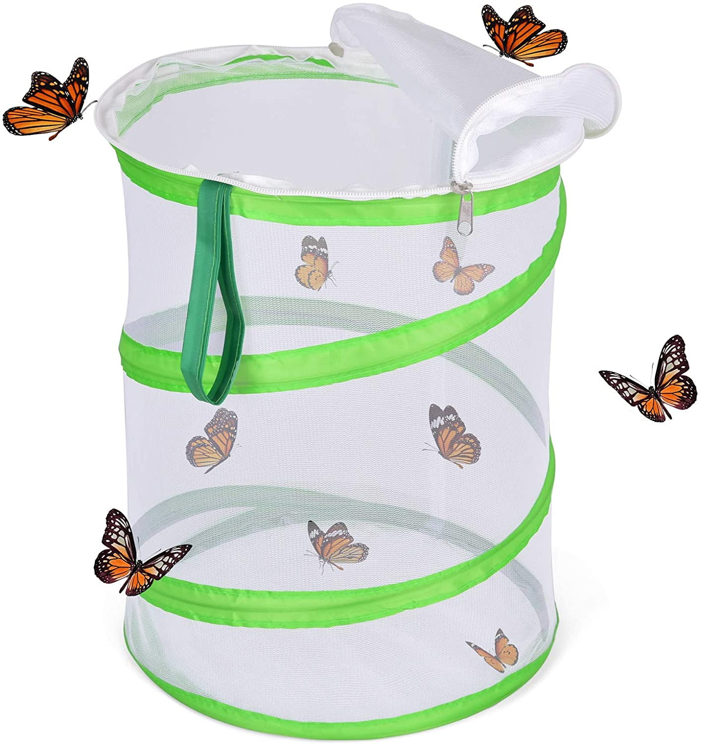 Extendable up to 34 for Kids 4 Packs Telescopic Butterfly Net with Free Butterfly Catcher and Butterfly Tweezers Perfect for Catching Bugs Insect Small Fish 