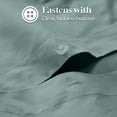 thumbnail image 4 of Superior Egyptian Cotton Duvet Cover Set, King/ Cal King, Teal, 4 of 8