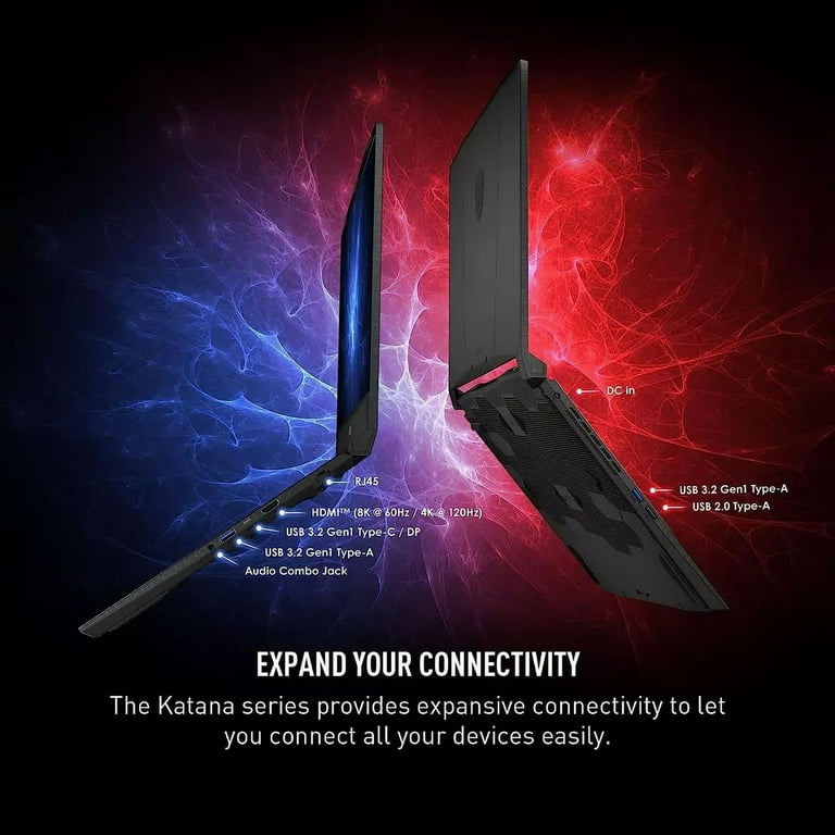 MSI Katana 15 15.6” 165Hz QHD Gaming Laptop: Intel Core i7-13620H MSI Katana 15 15.6” 165Hz QHD Gaming Laptop: Intel Core i7-13620H