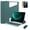 Green, variant on 360° Clear Rotatable Case Rechargeable Keyboard & Mouse 2 Screen Protectors for Lenovo 11” Tablets (M11 / Idea Tab 11 / K11 LTE),Purple