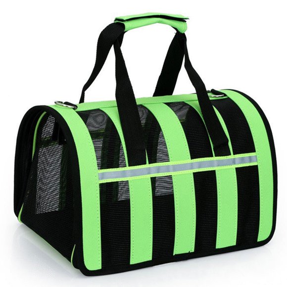 Pet Carrier Bag Cat Carrier Travel Bag Breathable Mesh Carrier Bag Outdoor Foldable Transport Bag for Cats and Small Dogs Travel Camping Hiking