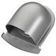thumbnail image 1 of Cubierta de ventilación de aire de escape Uxcell de 6" para salida de pared exterior con rejilla de louver y tapa de ventilación con malla gris, 1 of 5