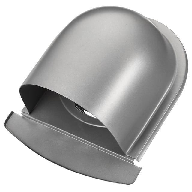 Cubierta de ventilación de aire de escape Uxcell de 6" para salida de pared exterior con rejilla de louver y tapa de ventilación con malla gris