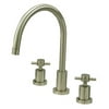 Kingston Brass Ks872.Dx Concord 1.8 GPM Widespread Kitchen Faucet - Chrome