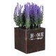 thumbnail image 4 of Artificial Lavender Flower Pot-Shaped Faux Plant Office Decor Modern Farmhouse Style 1Pack, 4 of 4
