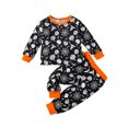 thumbnail image 1 of Enfants Bébé Filles Garçons Halloween Vêtements Imprimés Manches Longues Tops Pantalons Pyjamas, 1 of 7