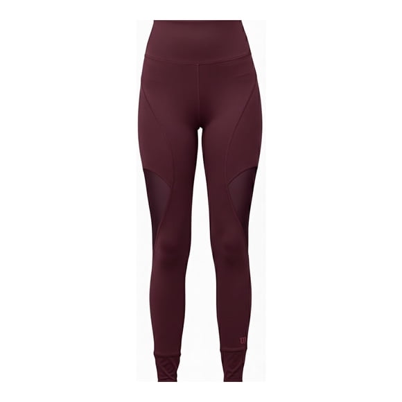 Legging Deportivo Wilson para Mujer Power Mesh Color Borgoña Talla EG