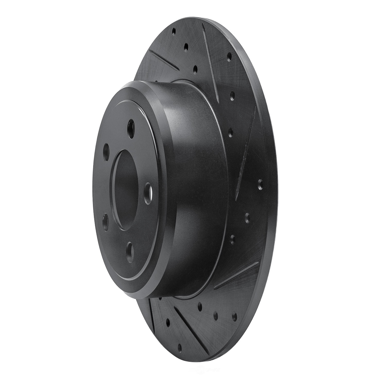 Dynamic Friction Company 633-39016R DFC Brake Rotor - Drilled And Slotted - Black
