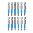 thumbnail image 4 of Vis de Précision bits de Pilote PH1 PH2 PH3 Hexagone Outil de Forage 50mm bits de Tournevis pour Outils de Réparation de Perceuse Électrique, 12pcs, 4 of 8