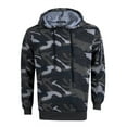 thumbnail image 3 of Men Fleece Sweatshirt Autumn Winter Camo Hooded Hoodies Blank Pullover Hoody Cotton Male tops clothes, 3 of 7