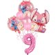 thumbnail image 1 of Disney-Decoraciones de Lilo & Stitch para fiesta de cumpleaños, plato de papel de Ángel rosa para Baby Shower, decoración de globos, suministros de vajilla, 1 of 4