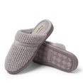 thumbnail image 2 of Dearfoams Women's Serena Marled Chenille Scuff House Slipper, 2 of 6