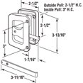 thumbnail image 2 of Prime Line Products A187 Sldng Scrn Dr Ltch&Pull B A 187, 2 of 2
