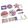 thumbnail image 1 of Independence Day Wooden Decoration, Good In Shape Tray Wooden Ornament  For Gift Making Type 8, 1 of 8