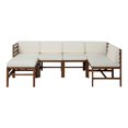 thumbnail image 4 of Acacia Modulaire 6 Pièces - 5 Places + Pouf - Brun Foncé, 4 of 18