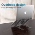 thumbnail image 1 of Laptop Tablet Stand   Lightweight Adjustable Aluminum Laptop Computer Stand  Ergonomic Foldable Portable Desktop Tray, 1 of 6