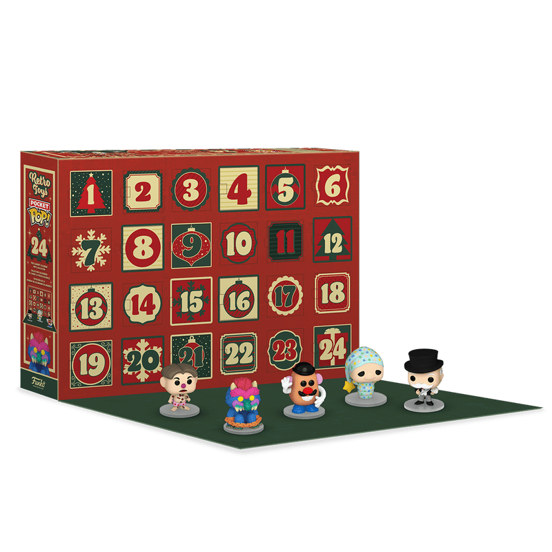 Funko Pocket Pop! Hasbro Retro Toys 24-Day Holiday Advent Calendar Funko Pocket Pop! Hasbro Retro Toys 24-Day Holiday Advent Calendar