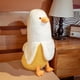 thumbnail image 3 of Relax love Lindo Juguete de Peluche Banana Duck Dibujos Animados Animales de Peluche Pato Suave Piel Esponjosa Plátano Patito Abrazando Cojín Acogedor Pato Throw Pillows para Decoración de la Sala de Estar Del Hogar Regalo para Niños, Blanco 50 Cm, 3 of 10